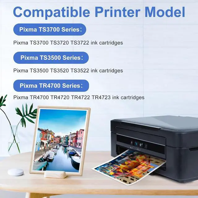 Alt view image 2 of 7 - PG-275XL/CL-276XL 275 and 276 Ink Cartridges Replacement for Canon Ink 275 and 276 Canon Printer Ink 275 276 Combo Pack for Pixma TR4720 TS3522 TS3500 TR4700 TR4722 TS3520 Printer 275XL 276XL (4 Pack)