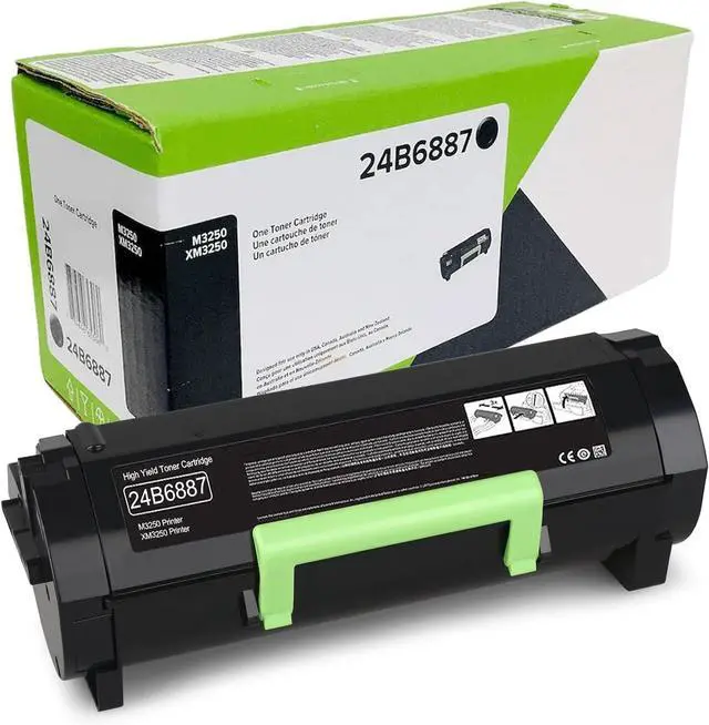 Main image of High Yield 24B6887 Toner Cartridge Compatible with Lexmark 24B6887 Toner
