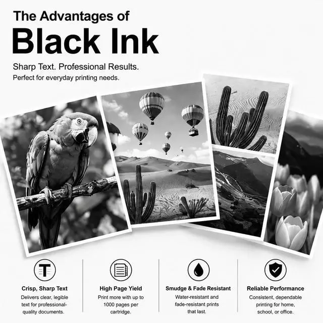 Alt view image 4 of 7 - 923XL 923e 923 Black Ink Cartridges 2-Pack High Yield Replacement for HP 923 923e 923XL, Compatible with HP OfficeJet Pro 8130e 8135e 8139e 8138e 8122e 8120 8124e 8125e 8130 8132e 8134e Printers