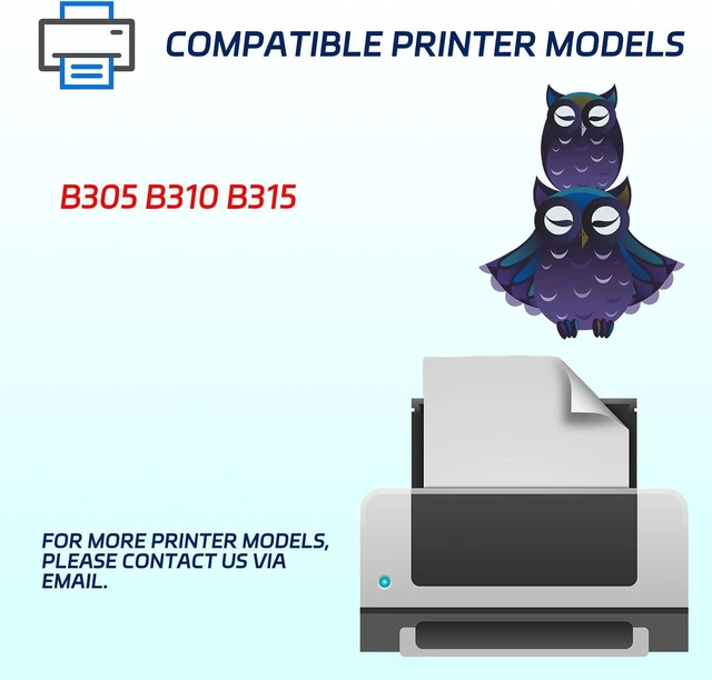 Alt view image 2 of 7 - BIVOL 006R04381 Toner Cartridge Compatible for Xerox B305 B310 B315 Printers, with Chip, High Yield 30000 Pages (2-Pack Black)