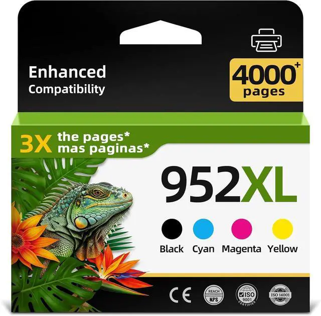 Main image of 952XL Ink Cartridges Black Color Combo Pack for HP 952 XL Printer OfficeJet 7740 HP952 HP952XL for 8710 8720 8715 8210 8740 8702 8725 7720 8730 8700 8200 8216 8714 8745 8728 (Chip Version-C74)