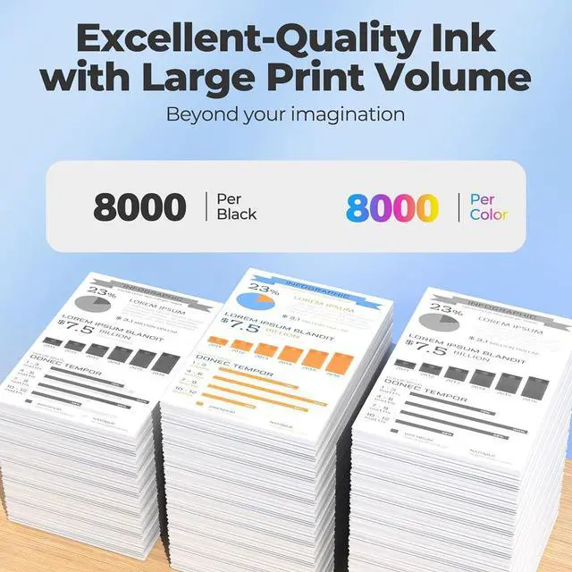 Alt view image 3 of 7 - Compatible for EPT522 Ink Refill Bottles ET-2800 ET-2803 ET-2400 ET-4800 Ink Refill Work for 2800 2803 2400 4800 ET2800 ET2400 ET4800 ET-2720 ET-4700 ET-4810 ET-2840 ET-2410 ET-1913 ET-2903 Printer