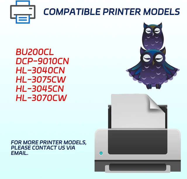 Alt view image 2 of 7 - BIVOL BU-200CL Transfer Belt Unit Compatible for Brother BU200CL DCP-9010CN HL-3040CN HL-3075CW HL-3045CN HL-3070CW Printers, with Chip, High Yield 61000 Pages (1 Set)