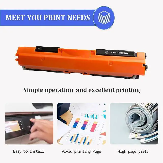Alt view image 5 of 7 - CRG-129 Toner Cartridge for Canon CRG-129 329 729 Toner Cartridge
