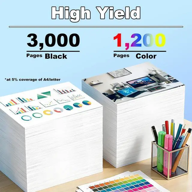 Alt view image 3 of 7 - 953XL High Yield Ink Cartridges Replacement for HP