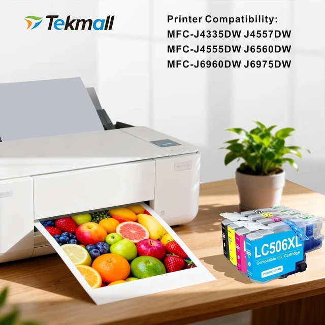 Alt view image 3 of 7 - LC506XL Extra High Yield Ink Cartridges, 4 Pack