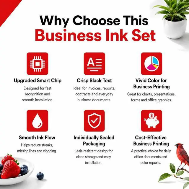 Alt view image 6 of 7 - PGI-2200XL Ink Cartridges High Yield Replacement for Canon 2200