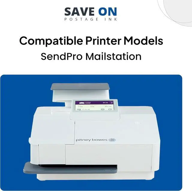 Alt view image 5 of 7 - Compatible Pitney Bowes SL-870-1 Red Ink Cartridge Inkjet Printer Ink for SendPro Mailstation CSD1 Postage Meter Machine - PB Replacement Printer Cartridge w/OEM Compatibility