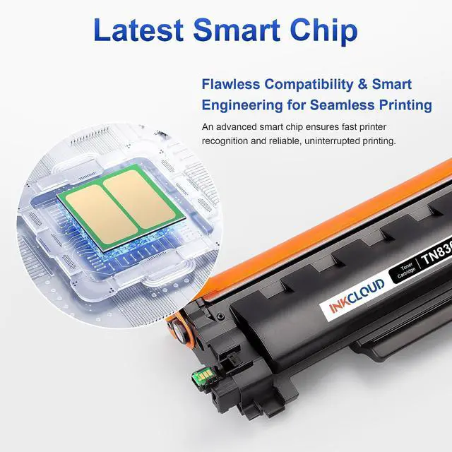 Alt view image 6 of 7 - TN830XL 2BK Replacement for Brother TN830XL/V/R High Yield Toner Cartridges