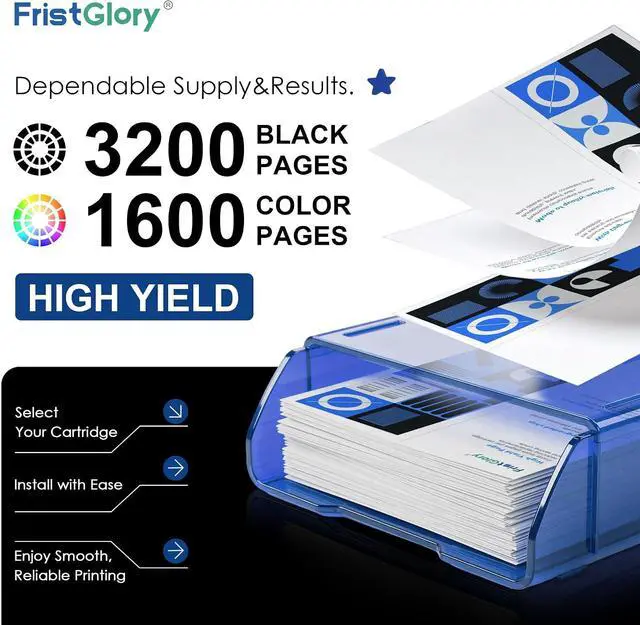 Alt view image 3 of 6 - LC3033XXL Ink Cartridges 4-Pack (1Bk/1C/1M/1Y) Compatible for LC3033 LC3035 High Yield Ink Replacement for MFC-J995DW MFC-J805DW MFC-J815DW MFC-J995DW XL Printer