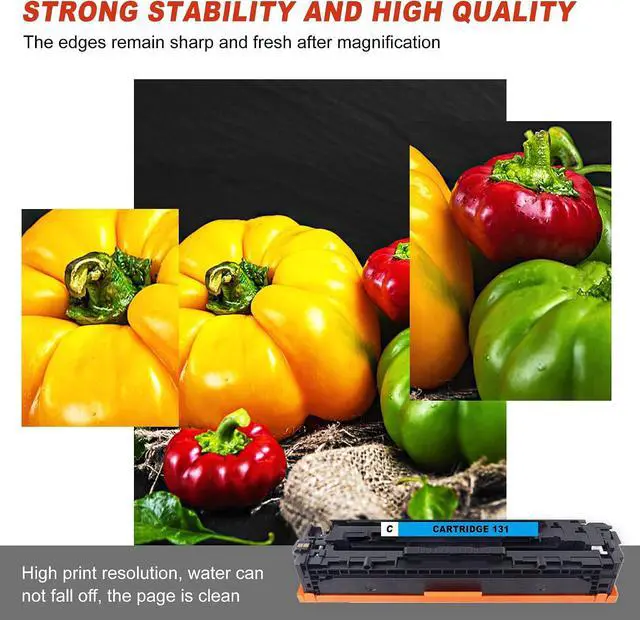 Alt view image 4 of 6 - 1-Pack Cyan CRG 131 High Yield Toner Cartridge Compatible for Canon CRG 131 Color imageCLASS MF8280Cw MF8230Cn MF620C MF621Cn MF624Cw MF628Cw MF623Cn MF626Cn LBP7110Cw (Pages up to 2,300 Page )