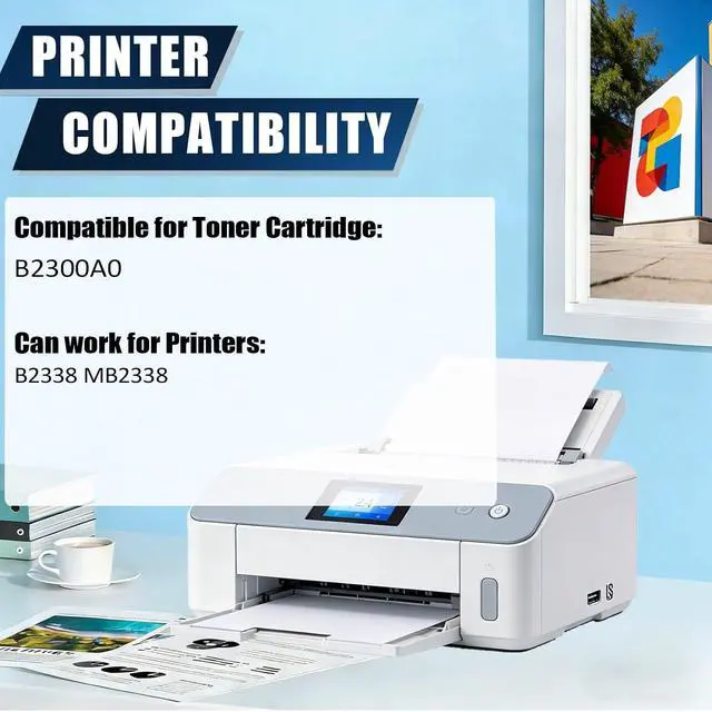 Alt view image 2 of 7 - B2300A0 Black Compatible Toner Cartridge 1-Pack