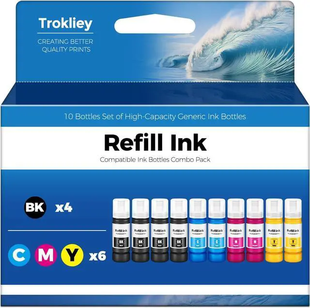 Main image of Compatible for EPT522 Ink Refill Bottle ET-2800 ET-4800 ET-2400 ET-2803 Ink
