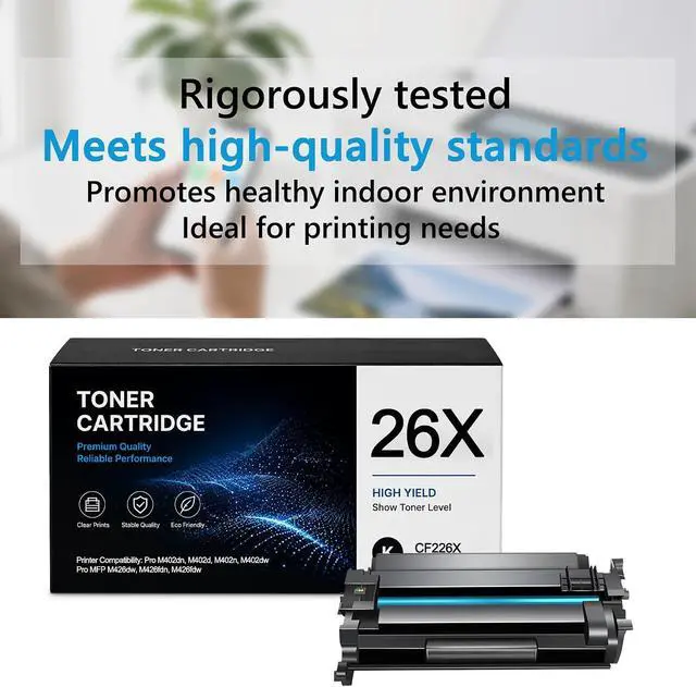 Alt view image 6 of 7 - CF226X 26X Toner 2-Pack, Compatible for HP M426 M402 Series