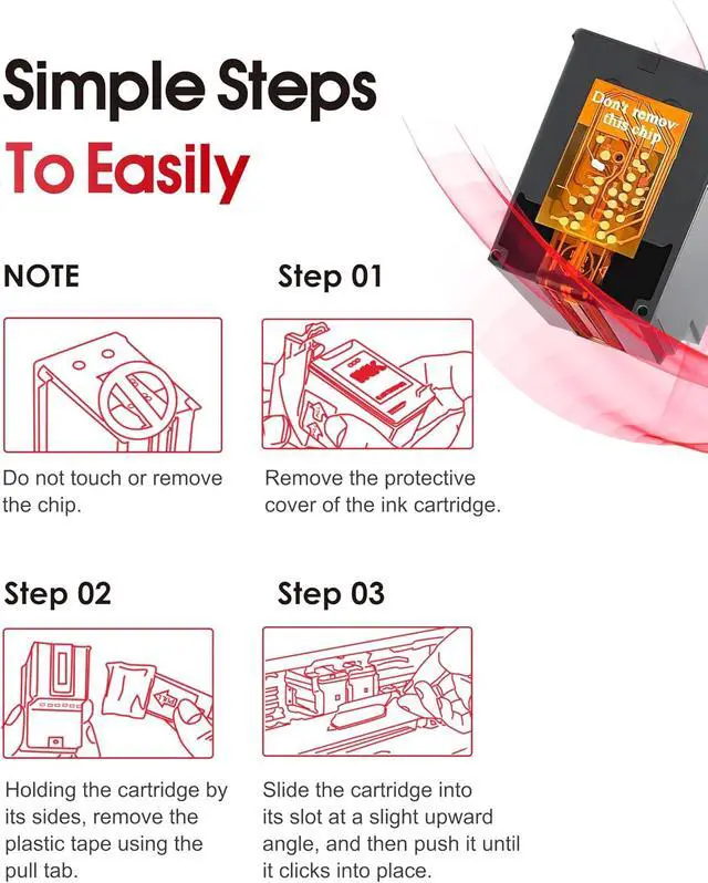 Alt view image 5 of 7 - 793-5 Red Ink Cartridge 2-Pack Replacement for Pitney Bowes 793-5 Red Ink