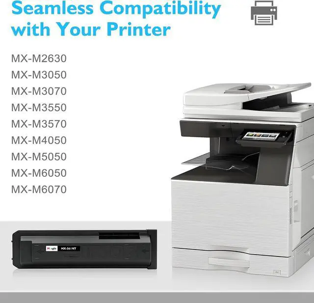 Alt view image 2 of 7 - Compatible MX561NT MX-561NT Black Toner Cartridge (1-Pack)
