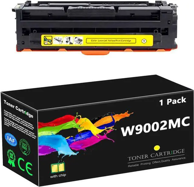 Main image of W9000MC W9001MC W9002MC W9003MC Toner Cartridge Replacement for HP W9000MC W9001MC W9002MC W9003MC High Yield Toner Work for HP Managed E65150dn E65160dn Printers,Yellow