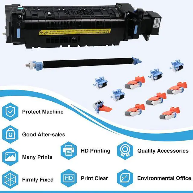 Alt view image 6 of 6 - L0H24A-67903 Fuser Maintenance Kit for Laser Printer M607/M608/M609/M631/M632/M633. L0H24A Fuser Unit Kit Includes RM2-1256 Fuser Unit, RM2-6800 Transfer Roller-225K Pages Yield (110V)