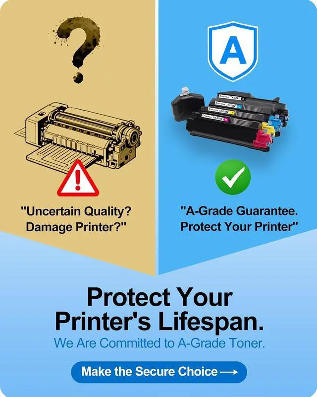 Alt view image 2 of 7 - MasaiMara TK-5282 TK5282 TK-5282K TK-5282C TK-5282Y TK-5282M Compatible Toner Cartridge for Kyocera ECOSYS M6235cidn M6635cidn P6235cdn M6235 M6635cidn P6235 Printer(Black Cyan Magenta Yellow, 4-Pack)