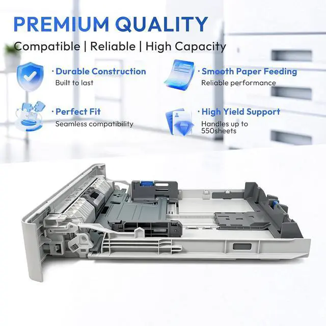 Alt view image 4 of 6 - RM2-5392-000 Printer Cassette Paper Input Tray 2 Assembly - 250 Sheet