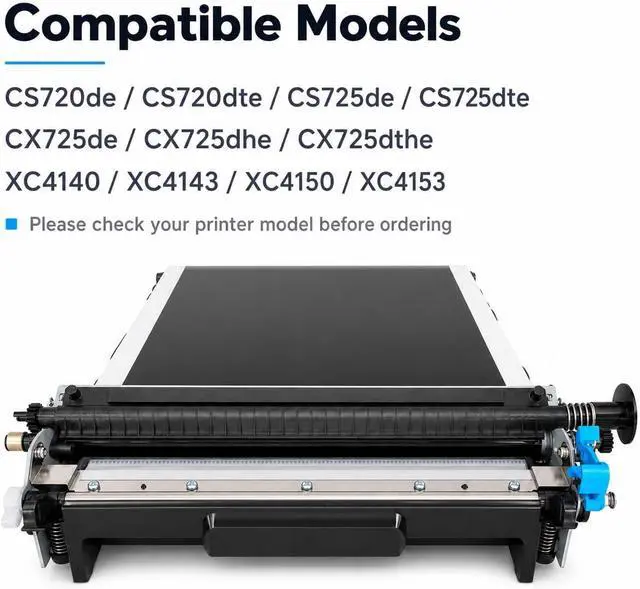 Alt view image 3 of 6 - 40X9929 Image Transfer Belt Assembly for Lexmark CS720 CS725 CX725 C4150