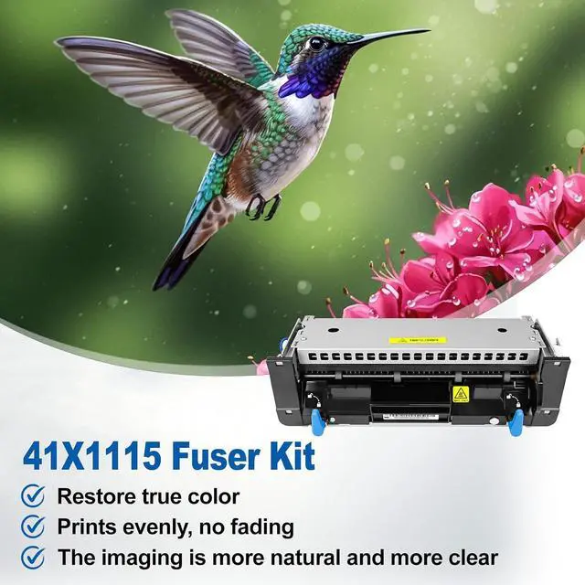 Alt view image 4 of 7 - 41X1115 Fuser Kit Replacement Compatible with Lexmark MS821 MS822 MS823 MS825 MS826 MX721 MX722 MX822 MX826 B2865 M5255 M5270 XM5365 XM7370 Laser Printer Fuser Maintenance Unit 180000 Yield 110/120V