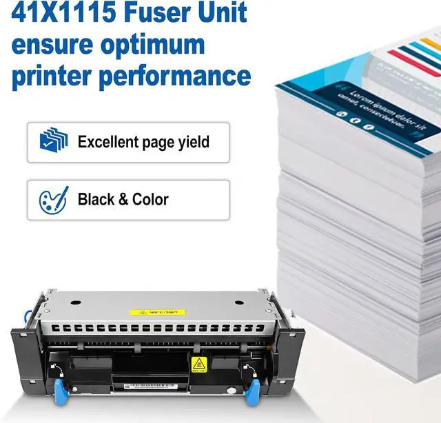 Alt view image 7 of 7 - 41X1115 Fuser Kit Replacement Compatible with Lexmark MS821 MS822 MS823 MS825 MS826 MX721 MX722 MX822 MX826 B2865 M5255 M5270 XM5365 XM7370 Laser Printer Fuser Maintenance Unit 180000 Yield 110/120V
