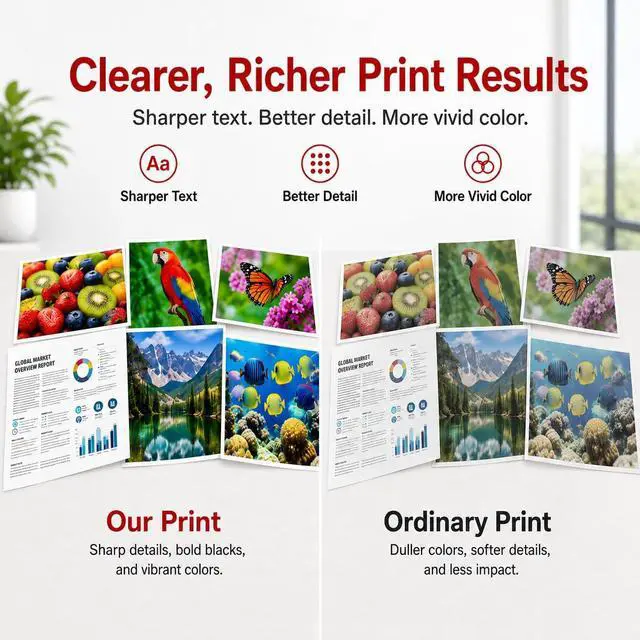 Alt view image 5 of 7 - GPR31 GPR-31 Toner Cartridge(4-Pack,1BK+1C+1M+1Y) Compatible GPR 31 Toner