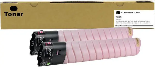 Alt view image 2 of 3 - The Cartridge People Compatible TN321M, A33K330, Magenta Toner, 24,000 Pages, BIZHUB 224E, BIZHUB 284E, BIZHUB 364E, BIZHUB C224, BIZHUB C224E, BIZHUB C284, BIZHUB C284E, BIZHUB C364, BIZHUB C364E