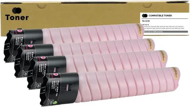 Alt view image 3 of 3 - The Cartridge People Compatible TN321M, A33K330, Magenta Toner, 24,000 Pages, BIZHUB 224E, BIZHUB 284E, BIZHUB 364E, BIZHUB C224, BIZHUB C224E, BIZHUB C284, BIZHUB C284E, BIZHUB C364, BIZHUB C364E