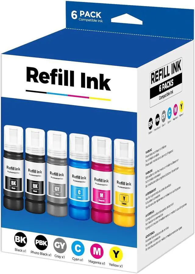 Main image of Compatible for EPT552 Ink Refill Bottles ET-8550 ET 8550 ET8500