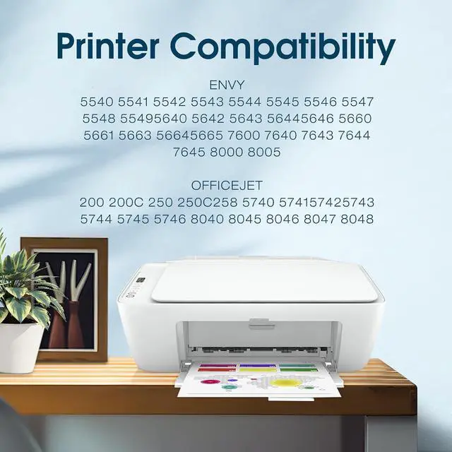Alt view image 2 of 7 - 62XL Ink Cartridges High Yield Replacement for HP Ink 62xl Black and Color