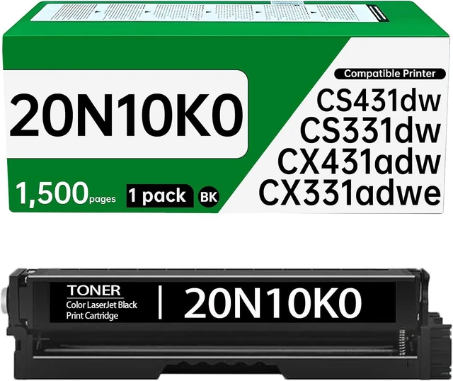 Main image of 20N10K0 20N10 Black Toner Cartridge with Chip