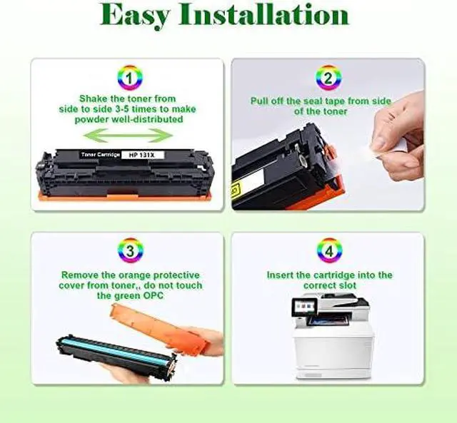 Alt view image 5 of 6 - 069 MF753Cdw 6 Pack Toner Cartridge Set Replacement for Canon 069 Toner Cartridge for Canon Color MF753Cdw, MF751Cdw LBP674Cdw Printers