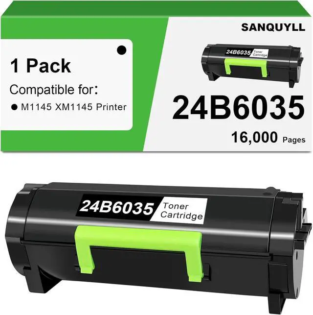 Main image of 24B6035 XM1145 Toner Cartridge Compatible for Lexmark 24b6035 Toner M1145 XM1145 Printer High Yield 16,000 Pages 1 Pack