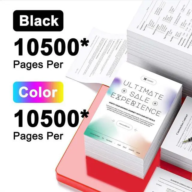 Alt view image 3 of 7 - BH-20 CH-20 Ink Cartridge Replacement for Canon PG 8026XL 8035XL Ink