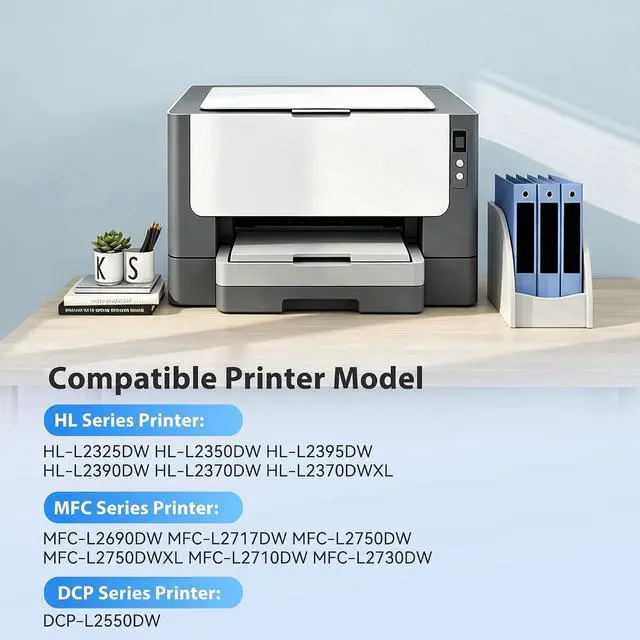 Alt view image 2 of 7 - TN760 Toner Cartridge Replacement for Brother TN760 Tn 760 TN730 TN-730/TN-760 TN770 High Yield Black Toner Cartridge Use with MFC-L2710DW MFC-L2750DW DCP-L2550DW HL-L2350DW HL-L2395DW HL-L2370DW Ink