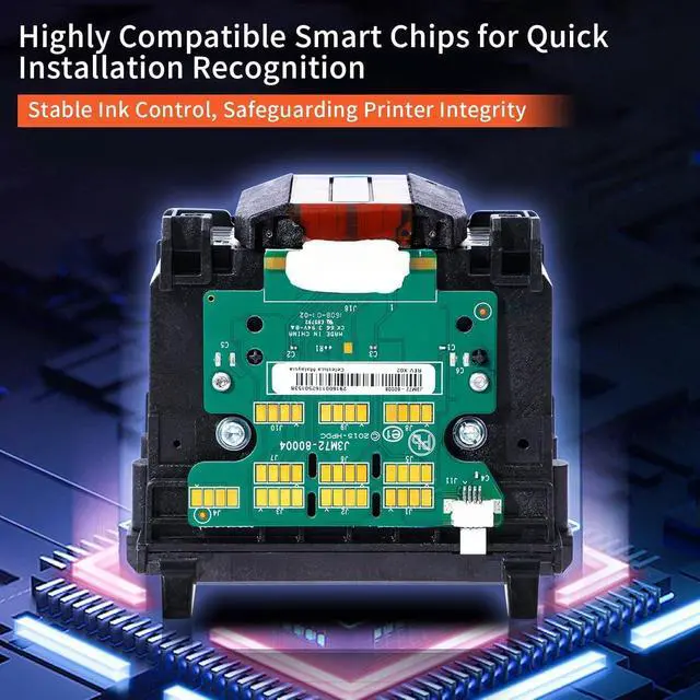 Alt view image 6 of 6 - Upgrade 711 (C1Q10A) Printhead Compatible with 711 PinterHead Replacement for DesignJet T120 T125 T130 T520 T525 T530 T100 (with Chip Upgraded)
