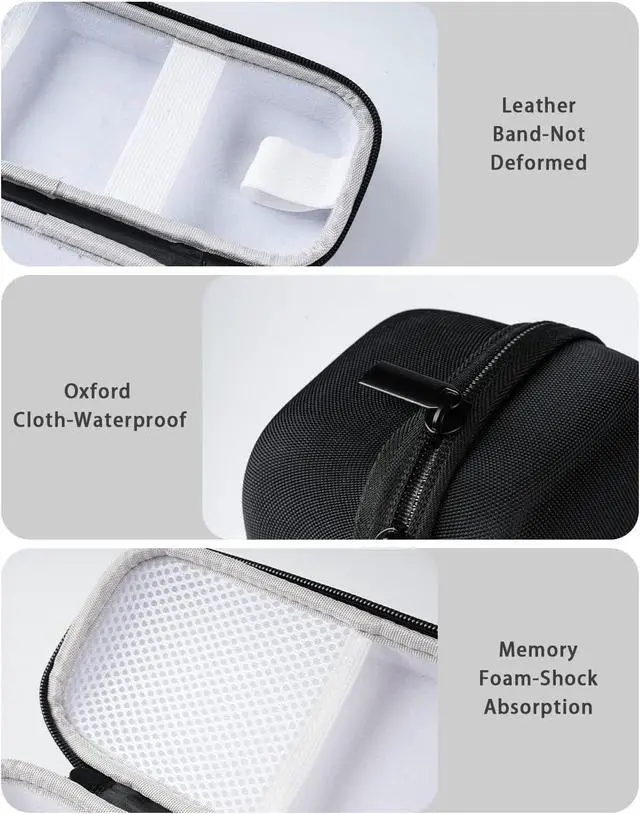 Alt view image 4 of 7 - TATTMUSE Bluetooth Portable Thermal Printer Black & Printer Carrying Case Black