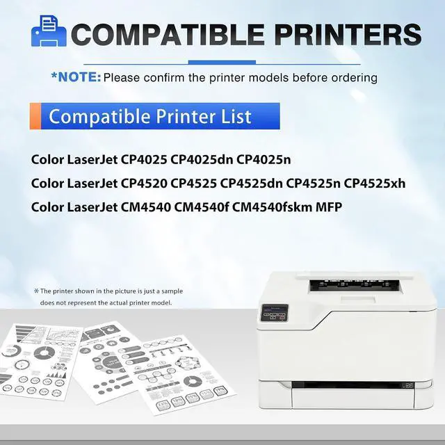 Alt view image 2 of 7 - 647A CE260A High Yield Toner Replacement for HP 647A CE260A Black Toner Cartridge Compatible with HP Color Laser Enterprise CM4540 MFP CP4025 CP4525 Series Printer Toner (1-Pack, Black)