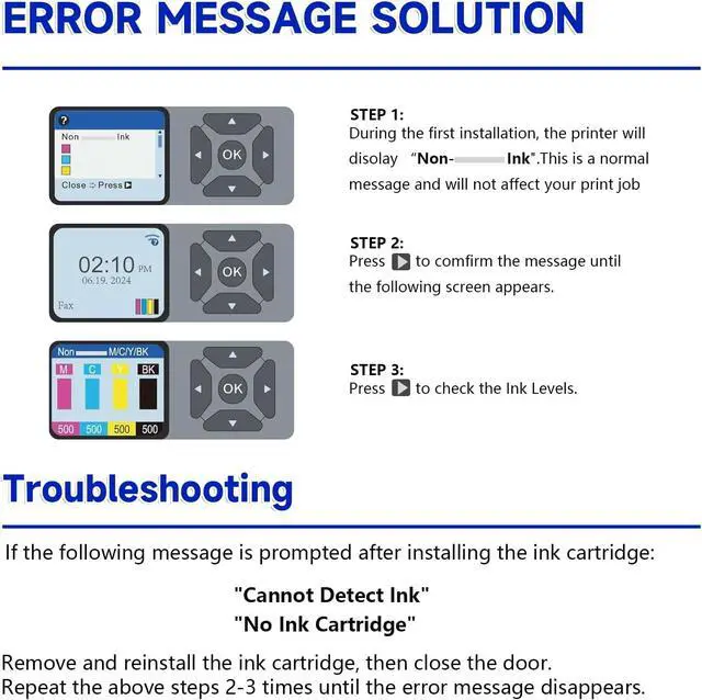 Alt view image 7 of 7 - LC406 LC406XL Ink Cartridges Replacement for Brother MFC-J4335DW