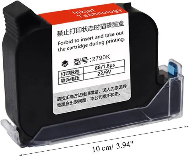Alt view image 3 of 7 - 2790K 12.7mm Solvent Fast Dry Cartridge for No Encrypted Handheld Inkjet Printer Quick-Drying