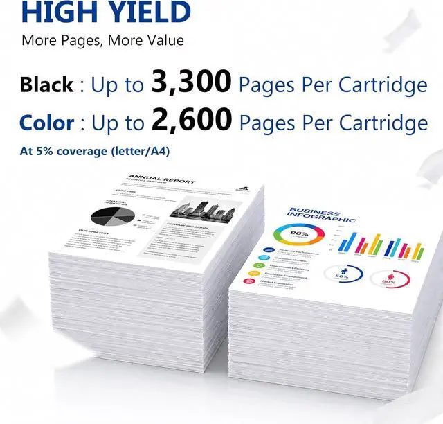Alt view image 3 of 6 - TN229XL TN229 High Yield Toner Cartridges 4 Pack Replacement for Brother TN-229 TN 229XL TN 229 Toner for MFC-L3780CDW HL-L3280CDW MFC-L3720CDW HL-L3220CDW HL-L3300CDW MFC-L3780CDW Printer(BK/C/M/Y)