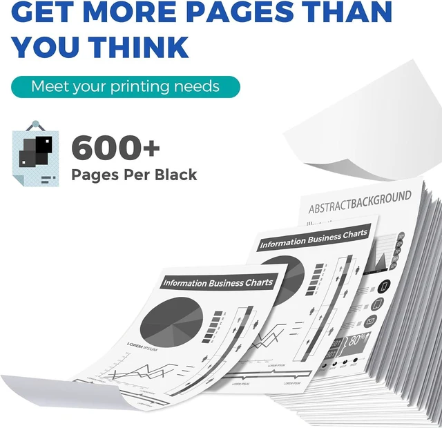 Alt view image 3 of 7 - LC501XL LC501BK Black Ink Cartridges for 501 501XL Ink