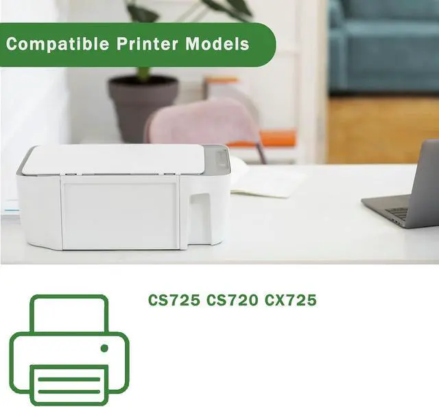 Alt view image 2 of 7 - Compatible for Lexmark 74C0ZY0 Developer Units CS725 CS720 CX725 Printers, High Yield 80000 Pages Bright Clear Colors (1 Pack Black)