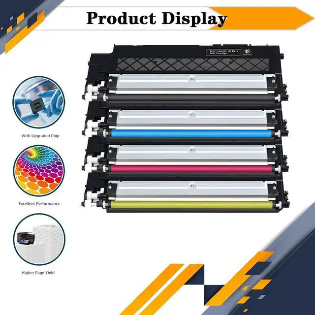 Alt view image 5 of 7 - Compatible CLT-510 CLT-510S CLT-K510S CLT-C510S Toner Cartridges 1