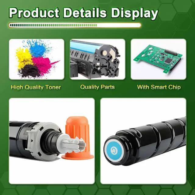 Alt view image 4 of 7 - GPR-36 Toner Cartridge Compatible for Canon C2020 Printers Black