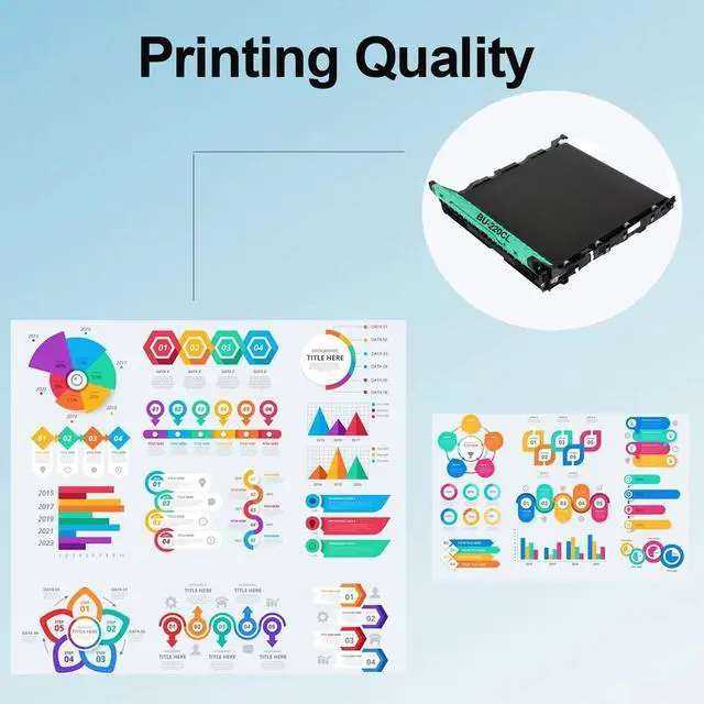 Alt view image 3 of 5 - BU220CL (BU-220CL) Transfer Belt Unit Use for HL-3140CW HL-3170CDW HL-3180CDW MFC-9130CW MFC-9330CDW MFC-9340CDW Printers