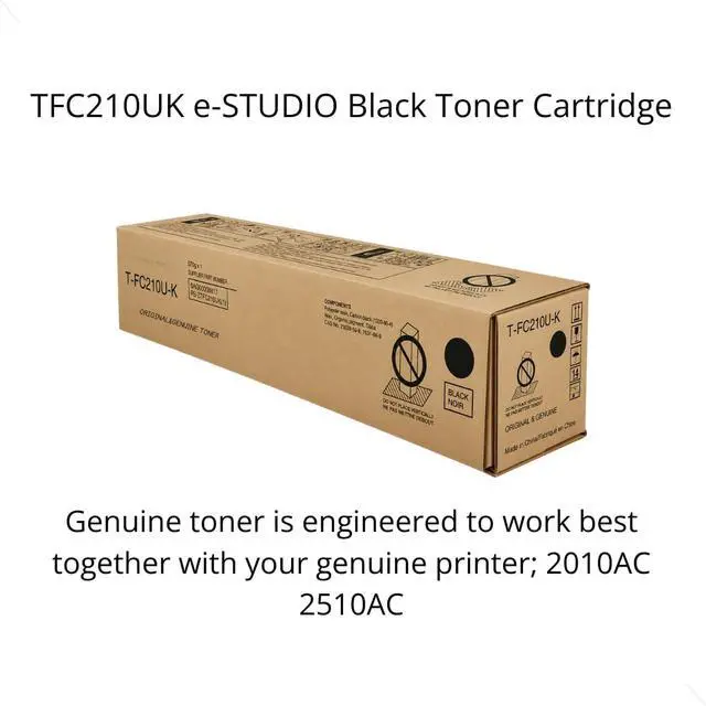 Alt view image 2 of 3 - Toshibas TFC210UK e-Studio Black Toner Cartridge.