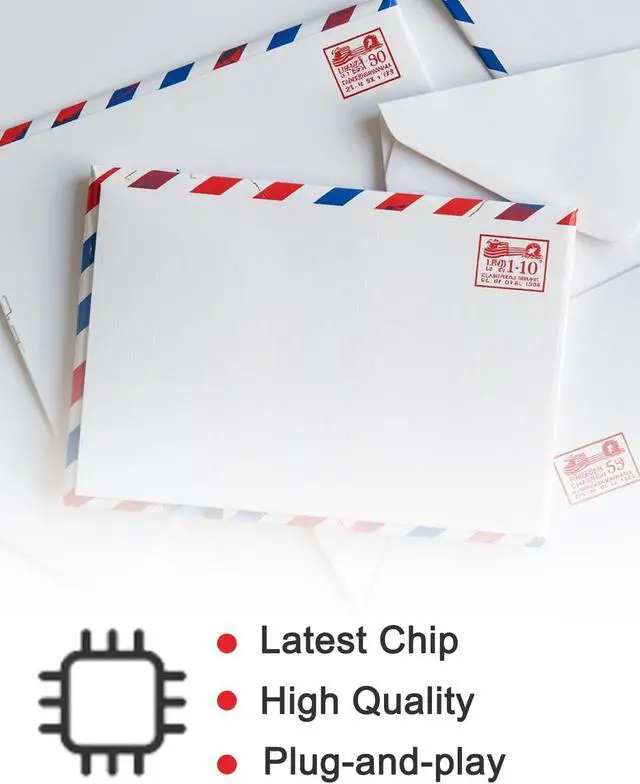 Alt view image 6 of 7 - IXINK357 Ink Cartridge Replacement for Quadient Neopost iX-3, iX-5, iX-7, iX-7PRO Mailing Systems, Fluorescent Red, USPS-Approved, Up to 17,000 Prints (1PK)